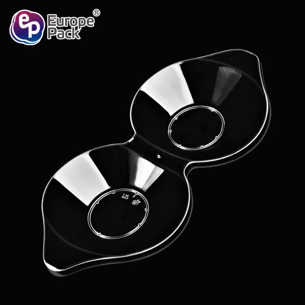 Food grade container disposable special shape hard  plastic plates