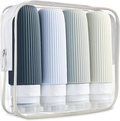 Les produits de toilette en silicone de voyage sont à l' épreuve des fuites.
