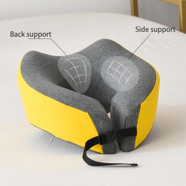 Advanced Memory Foam Travel Airplane Rest Pillow Neck Support Pillow for Long Flights