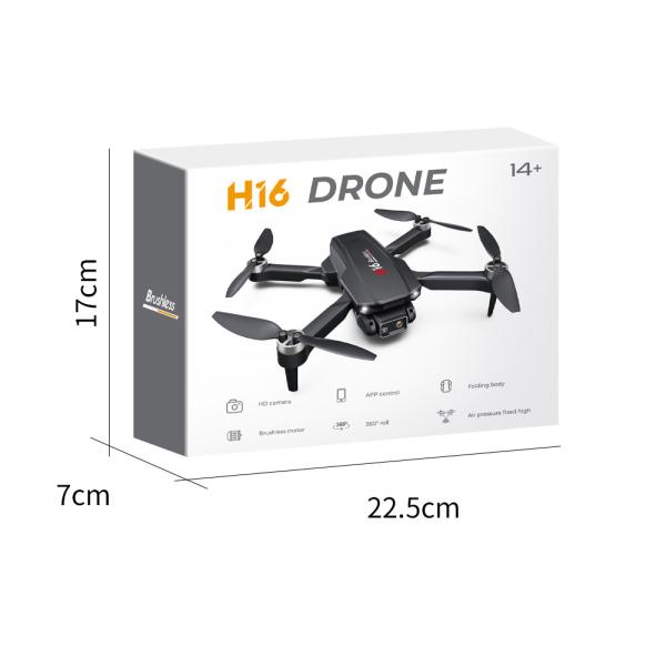 H16 Mini RC Drone HD Камера Wifi Fpv Бесшовный складной квадрокоптер Профессиональные дроны Игрушки для детей 14Y+