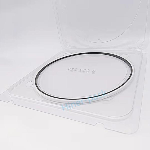 8 polegadas Transparente Single Wafer Containers de transporte Material PET