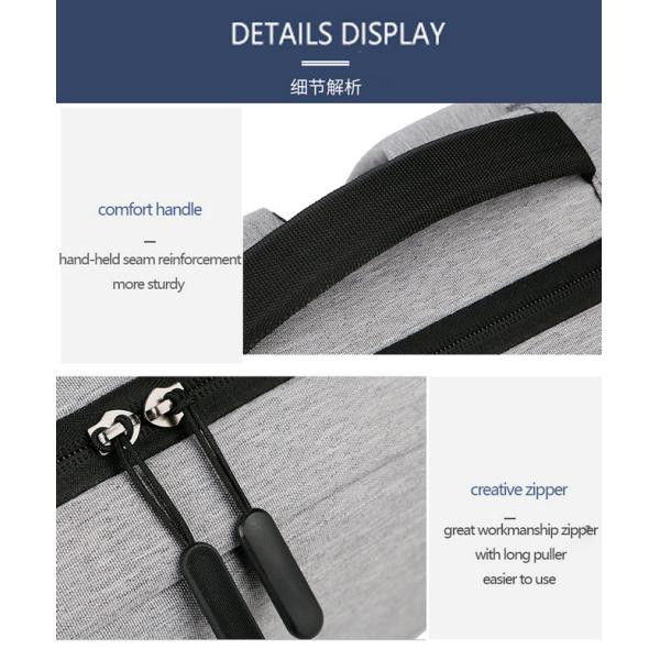 Custom Travel Laptop Backpack , Slim Durable Business Laptop Bag