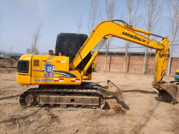 Used Lonking LG6090 9Ton Mini Excavator Serviced for Construction Landscaping