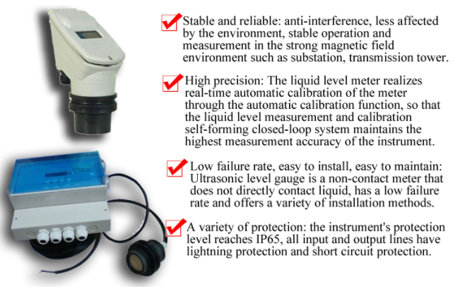 Ultrasonic Liquid Level Gauge