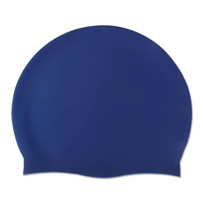 Unisex Adult Swim Latex Free Triathlon Cap Blue Yellow Orange Color