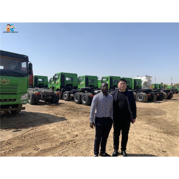 6×4 4×2 FAW Tractor Head Trucks Euro 2 Engine Emission Standard
