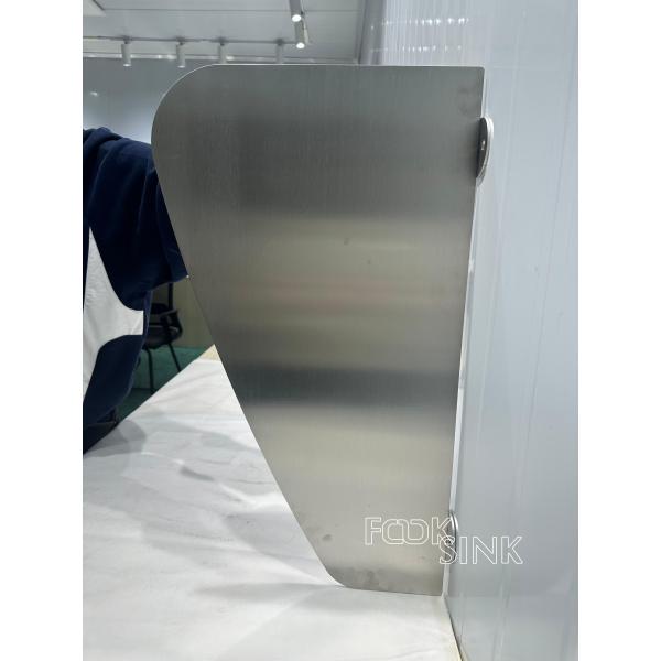 Factory Stainless Steel Wall-Mounted Urinal Partition, Men's Urinal Privacy Screen Waterproof Baffle, Toilet Protection Divider for Schools kindergartens Shopping