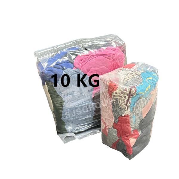 Super water oil absorbency Grade A Mixed Dark color 1KG Bag Cotton Rags for Industrial Marine cleaning