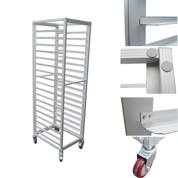 RK Bakeware China-32 Trays Двойная стойка для печи Пекарная стойка / 304 Нержавеющая сталь Пекарная стойка для хлеба
