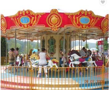 Attractive Classic Amusement Park Rides , Carnival Merry Go Round Playground