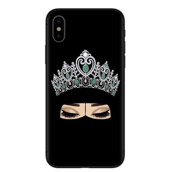 Lightweight Designer Cell Phone Cases Black Islamic Hijab Girls Gift Anti Shock