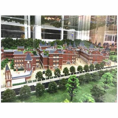 Foreign Language School Scale Model 1:150 Campus Model Classical Style