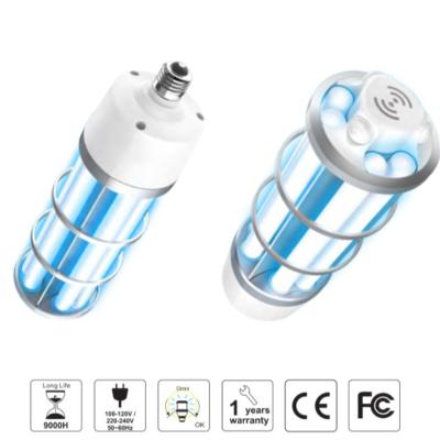 Quartz Glass Uv Led Germicidal Lamp E27 220V UVC Portable Sterilizer Light