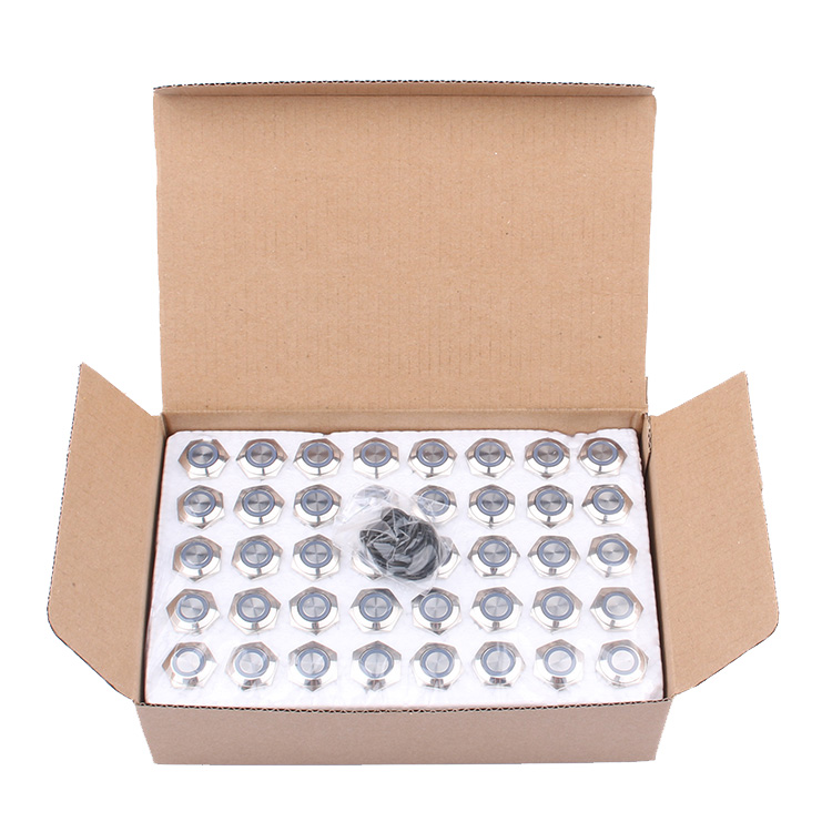 16mm Stainless Steel LED Waterproof Metal Buzzer 12V/24V/5V Screw Terminal Terminal Electronic Structure IP65 24V Max Voltage
