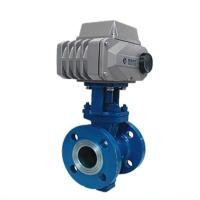 Aço inoxidável de alta qualidade eléctrica motorizada Dn100 4 polegadas válvula de bola de aço fundido
