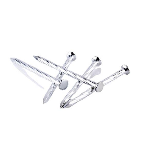 Цинковая сталь скрученные шины гвозди электроцинкованные для строительства