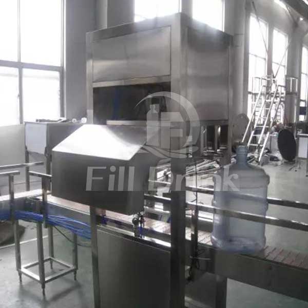 100BPH Single Road 5 Gallon Water Filling Machine Hot Alkaline Water Washing