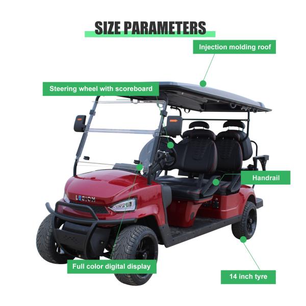 Battery Maintenance-free 8V*150AH*6 Electric Golf Cart for Mobility and Utility