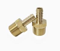 Encaixes de extremidade de bronze contínuos da mangueira de ar da tubulação 1/4