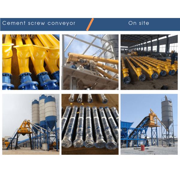 Cement mixing plant 168mm 219mm screw conveyor for cement silo in China