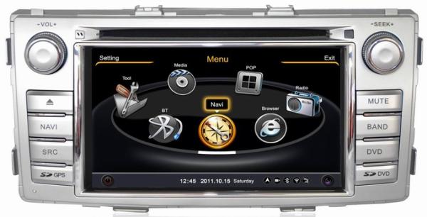 Ouchuangbo S100 audio DVD GPS multimedia radio for Toyota Hilux 2012 with BT SD AUX