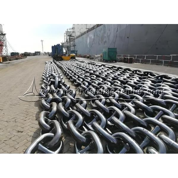 Тяжелая цилиндрическая цепочка из стали, якорная цепочка для парусников / судов