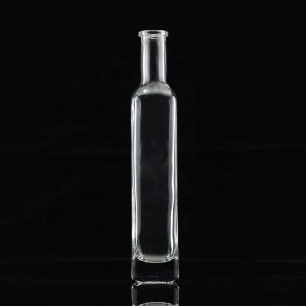 Acid Etch Surface Handling Glass Bottle Body Material Glass for Olive Oil 500ml 750ml