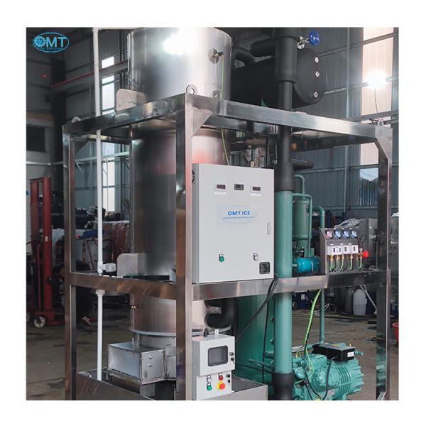 Water Cooling System 10t Tube Ice Machine for Cold Drink Production and Distribution