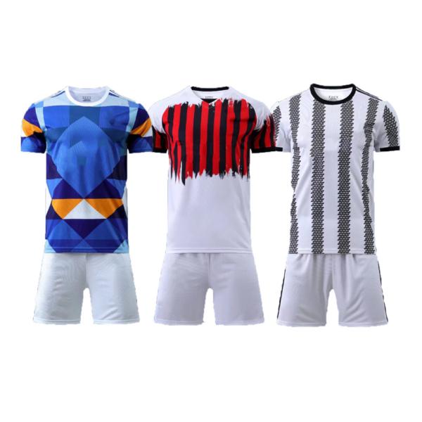 Unisex Youth Soccer Uniforms , Multicolor Polyester Soccer Jerseys