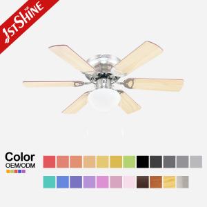 32' 6 MDF Blades Decorativo AC Motor Ventilador de Tecto Com Kit de Luz