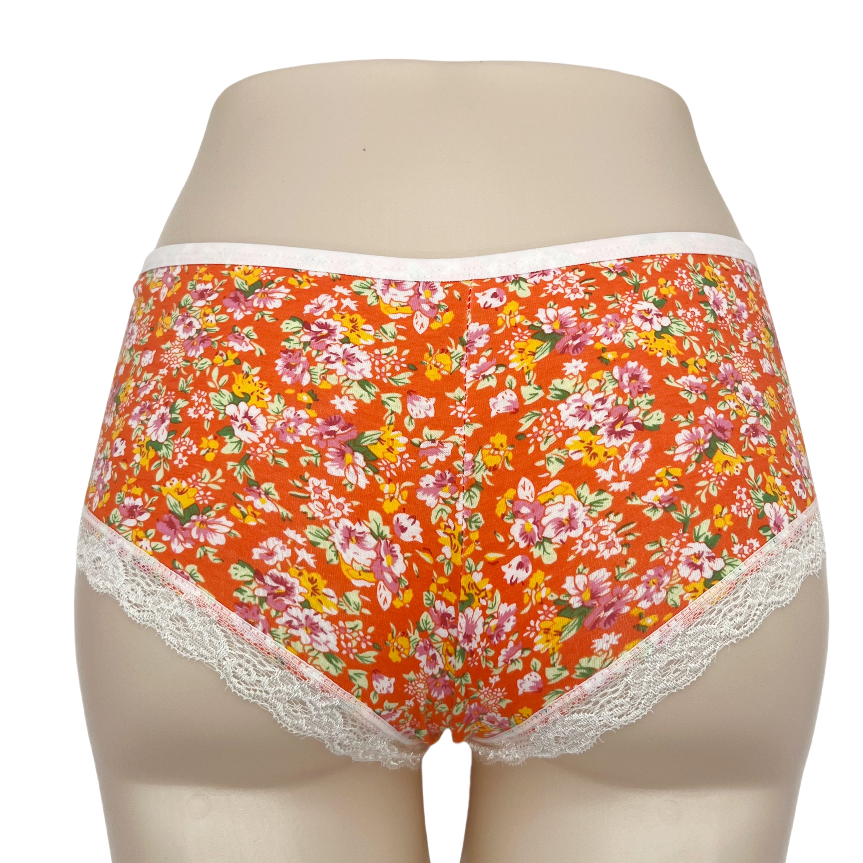 2024 New Style Women's Low Rise Lace Printing Floral Panties High Quality Ladies Brief Underwear Adult Wholesale Price
