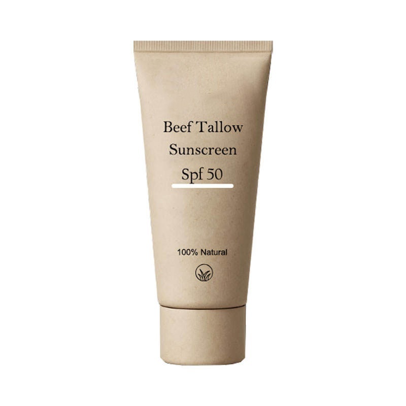 OEM ODM Brand Customized Sunscreen Natural Grass Food Fresh Beef Fat Halal Zinc