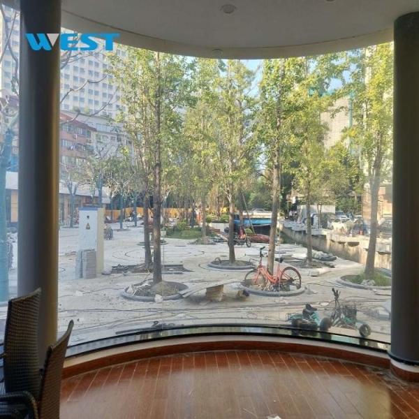 Película PDLC inteligente de control de luz Westglass Black, película de atenuación inteligente autoadhesiva