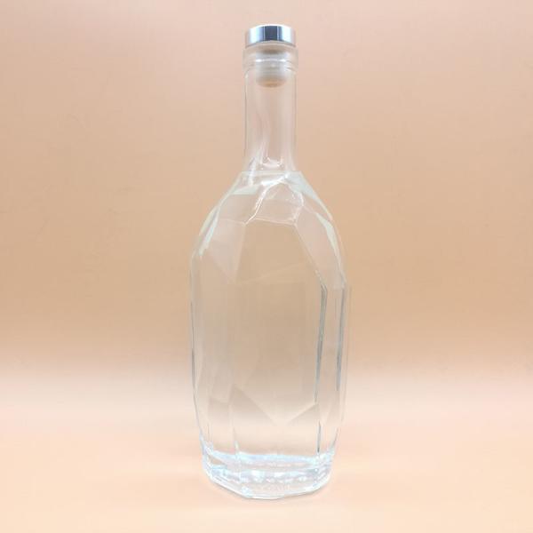 Glass Whisky Bottles 750ml Capacity Glass with Caps Other Deep Process Hot Stamping