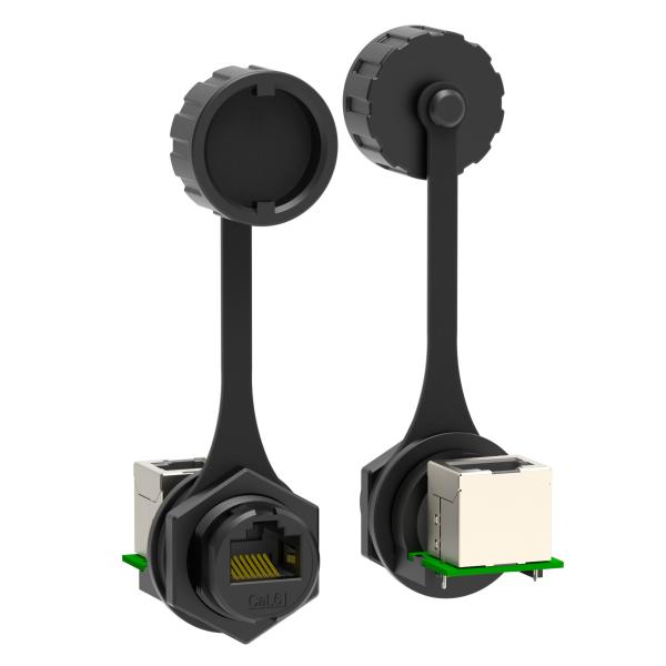 Conector industrial a prueba de agua RJ11/RJ45/RJ48