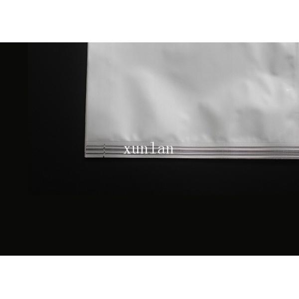 Flat Top Opening Foil Plastic Bags Static Sensitive Copperplate Printing