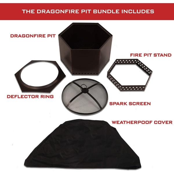 Double Stainless Steel Wood Burning Smokeless Fire Pits With Bottom Stand