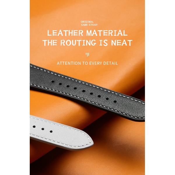 20мм кожаная лента для Samsung Galaxy Watch 4 Quick Release Настоящая кожаная лента