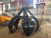 A máquina escavadora Hydraulic Orange Peel agarra a sucata de aço luta
