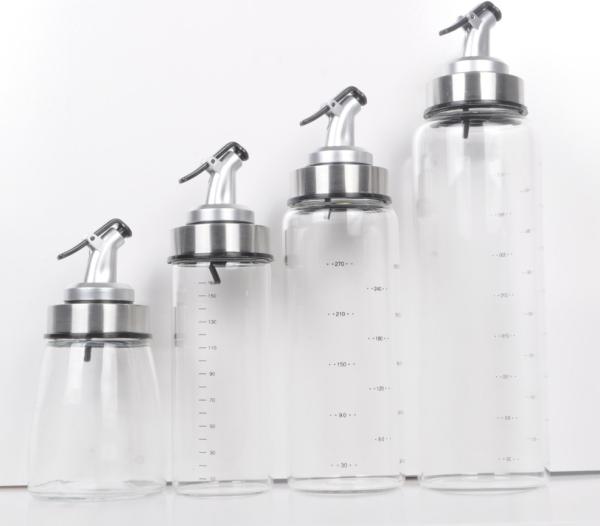 High Borosilicate Glass Kitchenware Spice Bottle Food Safety Grade PP Material Lid