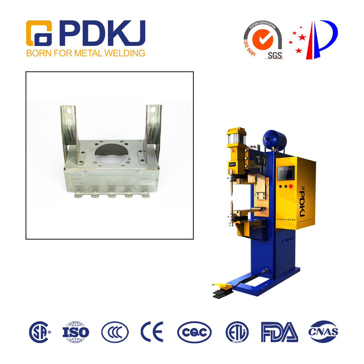 ISO сварочного аппарата пятна 1000Hz MFDC