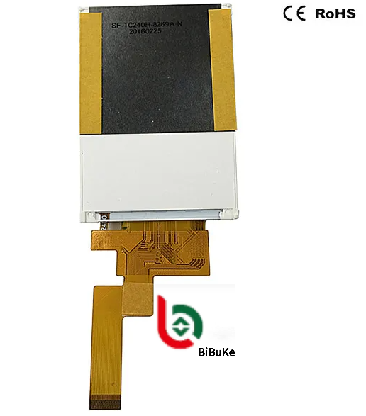 2.4 Inch 240x320 Resolution IPS TFT LCD Display with RTP Touch and MCU Interface