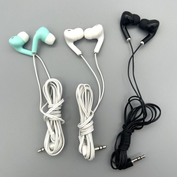 Silicone Control In-ear Earphone with Mic 1.2M Cord Length Wired 3.5 mm Jack Stereo Earpiece