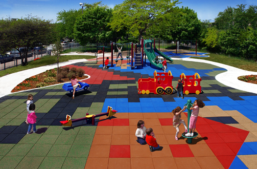 Плитки мягкого анти- спорта выскальзывания резиновые сотрясают поглощение для на открытом воздухе