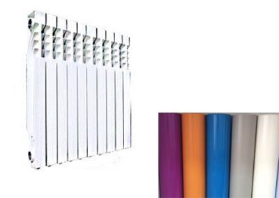 Electrostatic High Gloss Powder Coat Finish , Radiator Clear Coating Powder Coat