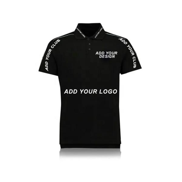 Custom Logo Print Breathable and Quick Dry Moto Polos for Rally Shirts and Motorcycles
