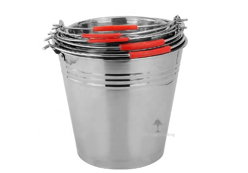 Круглое ведро вина металла литра 0.35mm ведра 20 нержавеющей стали