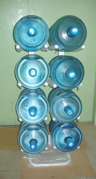 3 tier gallon bottle display rack