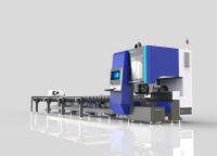 Machine de découpe au laser de tubes en acier inoxydable, machine de découpe au laser de tubes métalliques 3000W