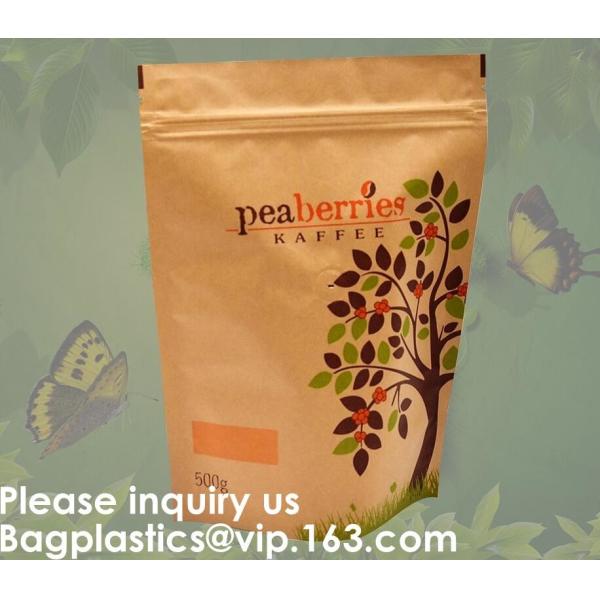 ULTRA CLEAR STAND UP POUCH WITH ZIPPER & EURO SLOT MEASURING SCOOP SEALERS VACUUM POUCHES MAILER BAGS CUSTOM & PRINTED